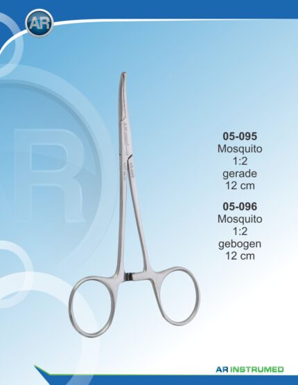 Mosquito Forceps Straight 1:2 12cm