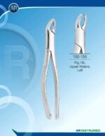 Extracting Forceps American Pattern Fig.18L Upper Molars Left Pakistan dental extraction instrument stainless steel forceps with ergonomic handle for professional dental instruments and dental supplies.