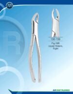Extracting Forceps American Pattern Fig.18R Upper Molars Right Pakistan dental extraction instrument stainless steel forceps with ergonomic handle for professional dental instruments and dental supplies.
