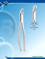 AR INSTRUMED Extracting Forceps American Pattern Fig.88L upper left molars gold coated stainless steel dental instrument Pakistan ergonomic non slip handle dental forceps for clinics hospitals and laboratories in Pakistan