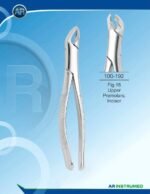 Extracting Forceps American Pattern Fig.15 Upper Premolars Incisor Pakistan dental extraction instrument stainless steel forceps with ergonomic handle for professional dental instruments and dental supplies.
