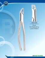AR INSTRUMED Extracting Forceps American Pattern Fig.6 separating lower molars stainless steel dental instrument Pakistan ergonomic non slip handle dental forceps for clinics hospitals and laboratories in Pakistan