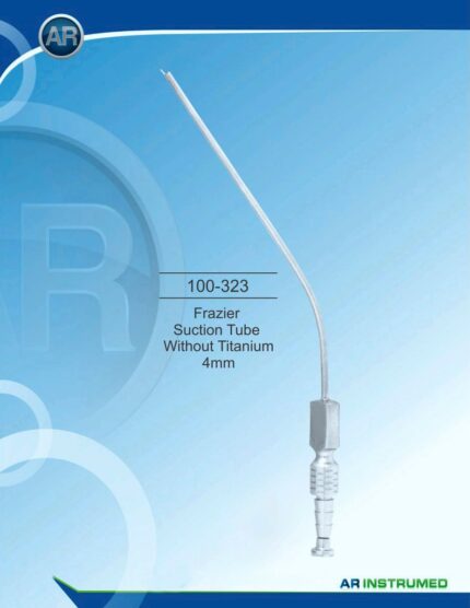 Dental Surgical Suction Tube 4 mm Stainless Steel Instrument