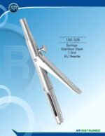 AR INSTRUMED dental syringe stainless steel 1.8ml EU needle polished finish ergonomic finger grip anesthetic delivery instrument Pakistan dental supplies