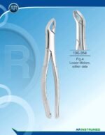 Extracting Forceps American Pattern Fig.4 Lower Molars Either Side Children Pakistan gold-coated stainless steel pediatric dental extraction forceps for professional dental instruments and dental supplies.