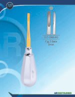 Root Elevators Fig.3 Bein 5mm Gold Pakistan dental instrument stainless steel gold coated root elevator with ergonomic handle for professional dental instruments and dental supplies.