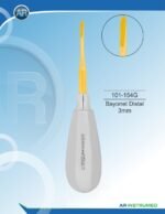 Root Elevator Bayonet Distal 3mm - Image 2