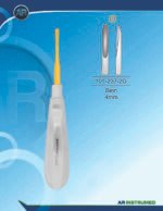 AR INSTRUMED Root Elevator Bein 4mm Gold dental instrument Pakistan gold coated root elevator ergonomic handle professional dental extraction instrument Pakistan