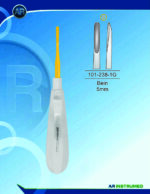 AR INSTRUMED Root Elevator Bein 5mm Gold dental instrument Pakistan gold coated root elevator ergonomic handle professional dental extraction instrument Pakistan