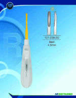 AR INSTRUMED Root Elevator Bein 4.5mm Gold dental instrument Pakistan gold coated root elevator ergonomic handle professional dental extraction instrument Pakistan