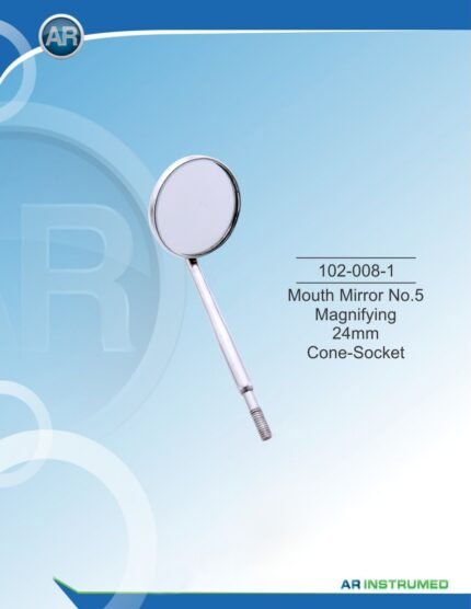 AR INSTRUMED Dental Mouth Mirror 24mm Plane Cone Socket Stainless Steel Pakistan