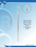 Mouth mirror Handle Cone Socket in Hexagonal ø8mm - Image 2