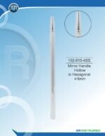 Mouth Mirror Handle in Hexagonal ø8mm - Image 2