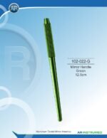 AR INSTRUMED mouth mirror handle green 12.5cm premium medical grade stainless steel green coated dental instrument universal screw thread textured non slip grip Pakistan dental diagnostic instrument.