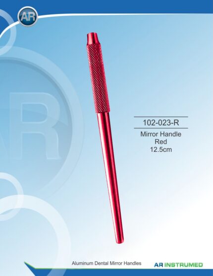 AR INSTRUMED Mirror Handle Red 12.5 cm