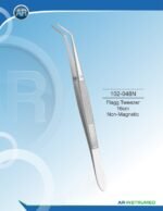 AR INSTRUMED Flagg tweezer 16cm non magnetic Pakistan premium stainless steel dental handling instrument precision fine tips ergonomic serrated handle dental instruments Pakistan wholesale