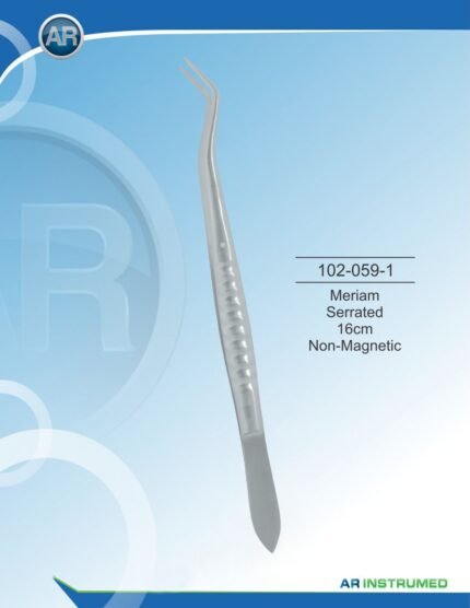 AR INSTRUMED dental meriam serrated 16cm non magnetic stainless steel curved beak non slip handle dental instrument Pakistan dental supplies