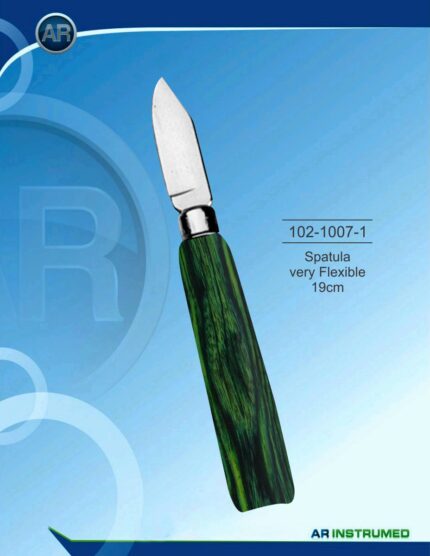 AR INSTRUMED Very Flexible Spatula 19cm stainless steel dental instrument Pakistan flexible spatula composite mixing dental cement impression material reusable sterilizable dental laboratory instrument