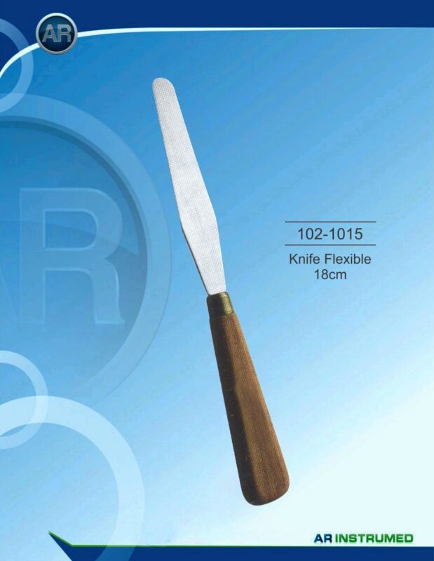 AR INSTRUMED Knife Flexible 18cm Spatula stainless steel dental laboratory spatula polished flexible blade restorative instrument Pakistan dental supplier wholesale