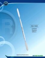 AR INSTRUMED Cement Spatula 6/9mm Solid Handle 6mm stainless steel dental instrument Pakistan dental cement mixing restorative material placement reusable sterilizable dental laboratory instrument