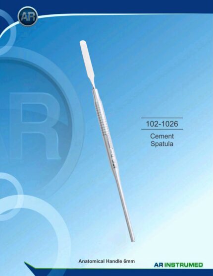 Stainless Steel Cement Spatula for Dental Material Mixing