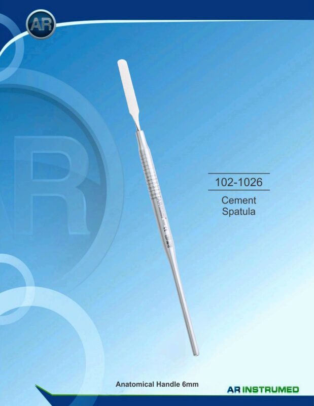 Stainless Steel Cement Spatula for Dental Material Mixing