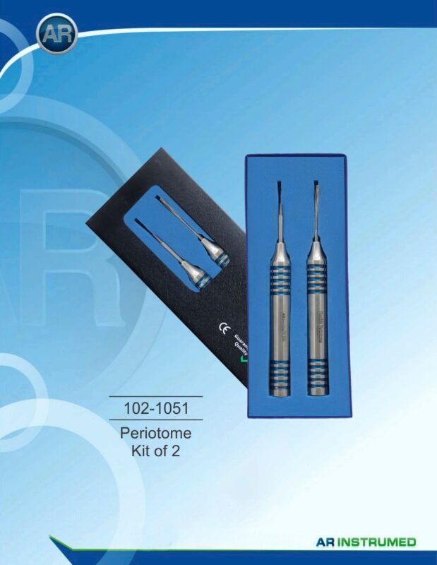 AR INSTRUMED 2 Pcs Dental Flexible Periotome Set Australia