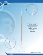 Gingival Cord Packer Square 2.8mm Serrated Solid Handle 6mm - Image 2