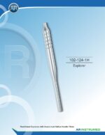 AR INSTRUMED Figure 17A Dental Explorer 10mm hollow handle Pakistan premium stainless steel dental explorer diagnostic instrument caries detection periodontal assessment dental instrument Pakistan