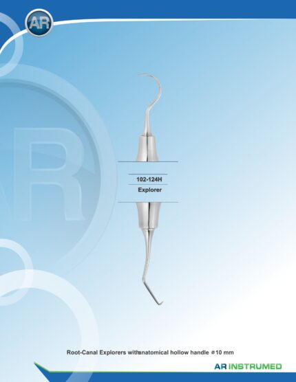 AR INSTRUMED dental explorer 10mm hollow handle Pakistan premium stainless steel dental diagnostic instrument precision working tips caries detection dental instruments Pakistan wholesale