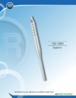 AR INSTRUMED Figure 8A dental explorer 10mm hollow handle Pakistan premium stainless steel dental diagnostic instrument posterior tooth examination caries detection dental instruments Pakistan wholesale