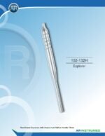 AR INSTRUMED Figure 16 Dental Explorer 10mm hollow handle Pakistan premium stainless steel dental explorer diagnostic instrument caries detection subgingival calculus assessment dental instrument Pakistan
