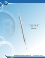 AR INSTRUMED Figure 3 dental explorer strong tip solid handle 6mm Pakistan premium stainless steel dental diagnostic instrument periodontal examination dental instruments Pakistan wholesale