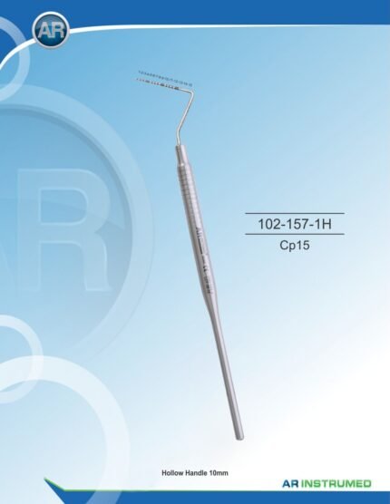 AR INSTRUMED CP15 periodontal probe hollow handle 10mm premium stainless steel dental instrument UK calibrated periodontal measuring probe ergonomic dental equipment