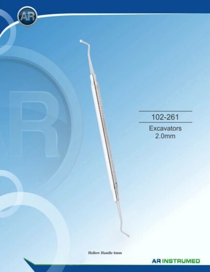 AR INSTRUMED Excavator 2.0mm Solid Handle 6mm Dental Instrument