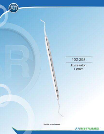 AR INSTRUMED Excavator 1.8mm Solid Handle 6mm Dental Instrument