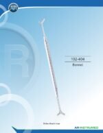 AR INSTRUMED Bennett Burnisher Solid Handle 6mm Dental Instrument Bennett Burnisher 6mm Stainless Steel Restorative Tool