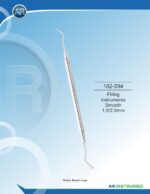 AR INSTRUMED Filling Instrument Smooth 1.8mm 2.0mm stainless steel dental restorative filling instrument solid 6mm ergonomic handle polished composite placement instrument Pakistan dental supplier wholesale