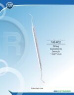 AR INSTRUMED Filling Instrument Smooth 1.8mm 2.1mm stainless steel dental restorative filling instrument solid 6mm ergonomic handle polished composite placement instrument Pakistan dental supplier wholesale