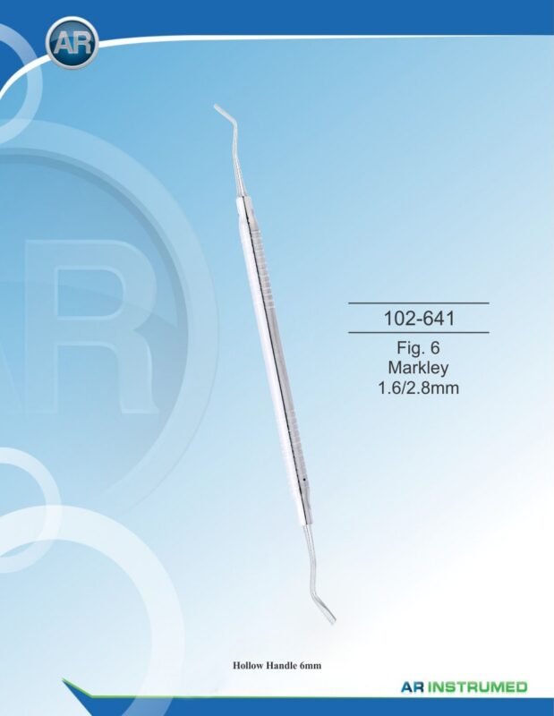 Stainless Steel Markley Dental Filling Instrument 1.6mm 2.8mm