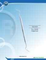 AR INSTRUMED Fig. 3S/4S Sugarman Scaler stainless steel periodontal dental instrument polished precision working tips solid 6mm ergonomic handle for professional scaling procedures Pakistan dental supplier wholesale
