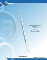AR INSTRUMED Fig. 7 Goldman-Fox Periodontal Knife stainless steel dental surgical instrument solid 6mm ergonomic handle polished periodontal surgery knife Pakistan dental supplier wholesale