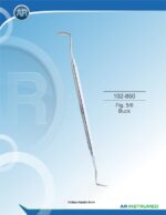 AR INSTRUMED Fig. 5/6 Buck Periodontal Knife stainless steel dental surgical instrument solid 6mm ergonomic handle polished periodontal surgery knife Pakistan dental supplier wholesale