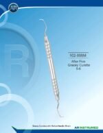 AR INSTRUMED After Five Gracey Curette 5-6 Hollow Handle 10mm stainless steel dental instrument Pakistan periodontal scaling root planing Gracey curette reusable sterilizable dental clinic instrument