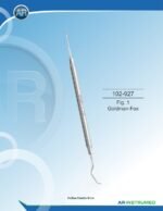 AR INSTRUMED Fig. 1 Goldman Fox scaler solid handle 6mm premium stainless steel dental instrument Pakistan precision calculus removal scaler ergonomic dental equipment