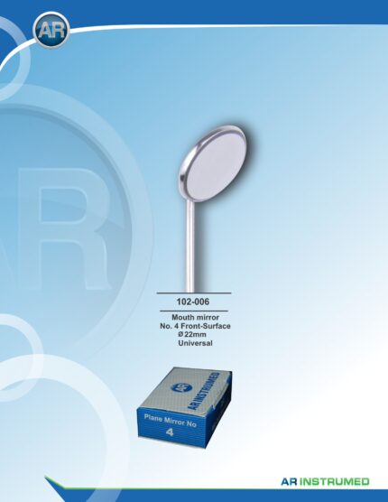 AR INSTRUMED Dental Mouth Mirror 22mm Rhodium Cone Socket Stainless Steel Pakistan