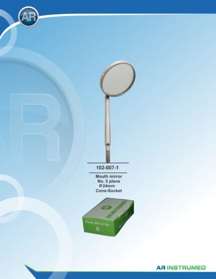 AR INSTRUMED Dental Mouth Mirror 24mm Plane Cone Socket Stainless Steel Pakistan