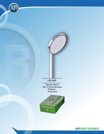 AR INSTRUMED Dental Mouth Mirror 24mm Rhodium Front Surface Stainless Steel Pakistan