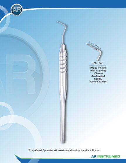AR INSTRUMED Williams Periodontal Probe 10mm hollow handle Pakistan premium stainless steel dental instrument laser etched millimetre markings periodontal pocket measurement dental probe Pakistan