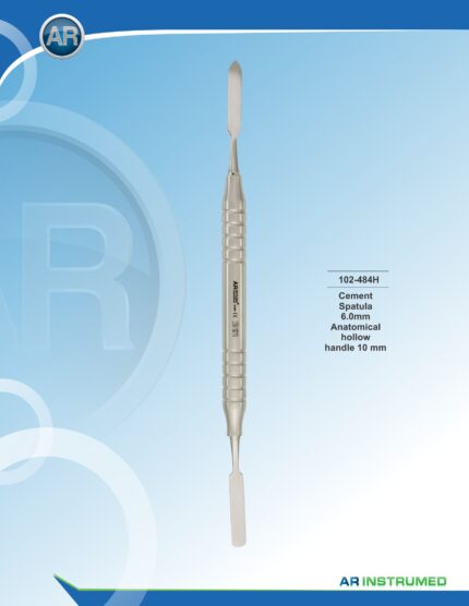 AR INSTRUMED Cement Spatula 6.0mm Hollow Handle 10mm Dental Instrument